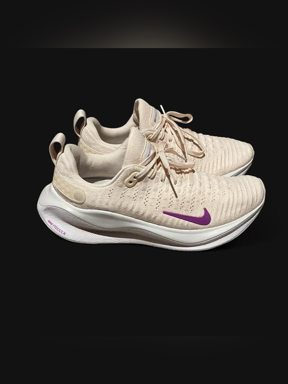Nike ReactX Infinity Run 4 Women Size 8 Guava Ice Vivid Purple DR2670-800
